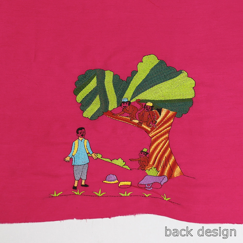 Kantha Embroidery Blouse Piece