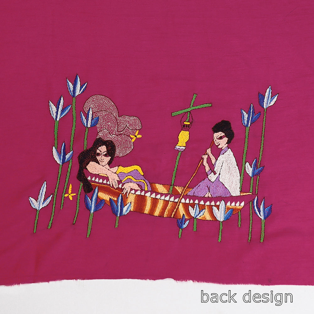 Kantha Embroidery Blouse Piece