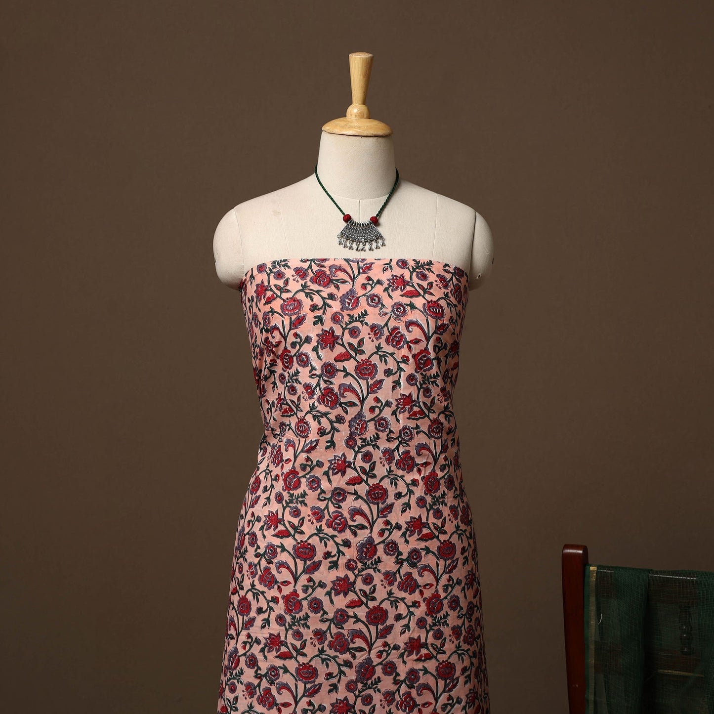 Sanganeri cotton 2pc unstitched dress material