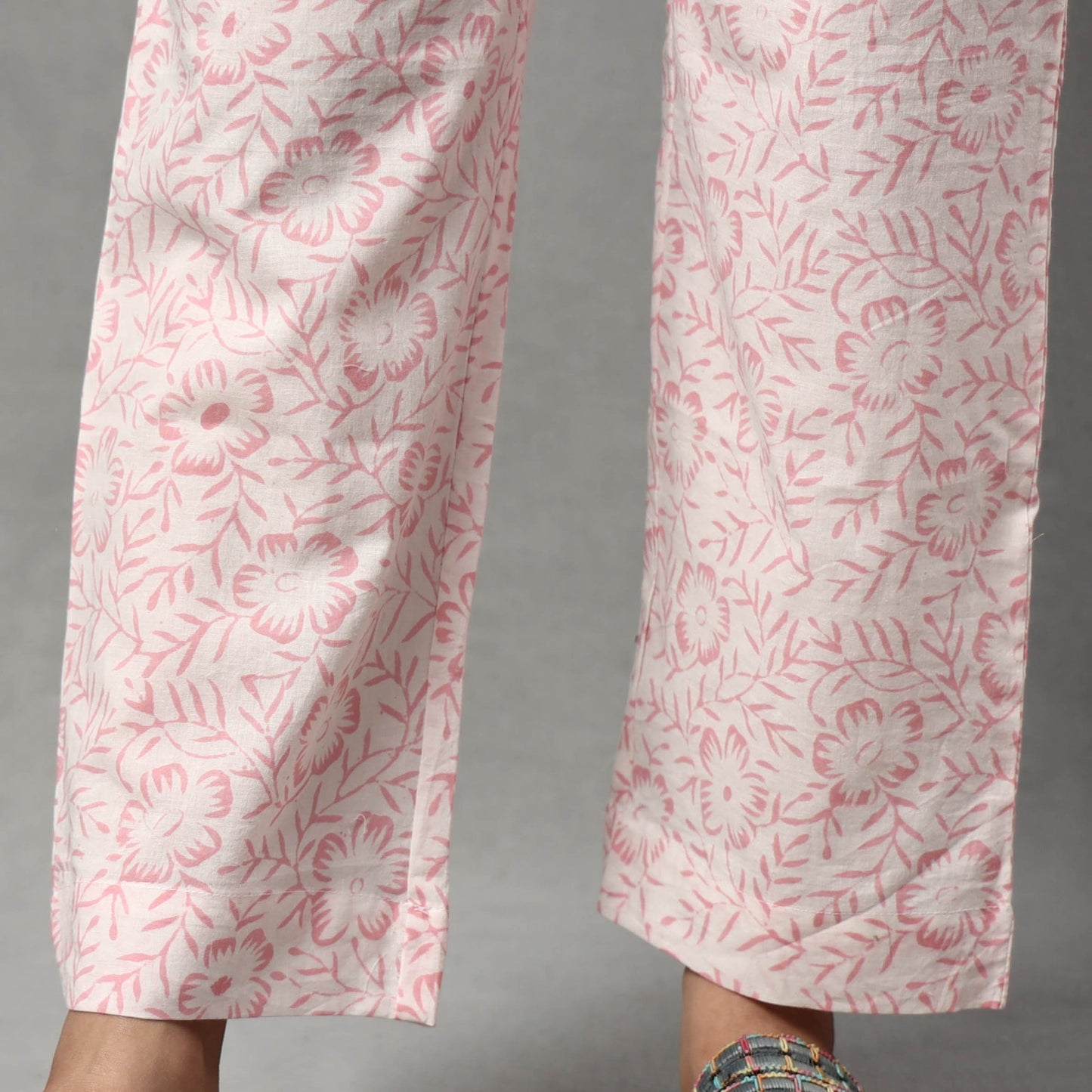 Sanganeri Kurta with Palazzo & Dupatta Set