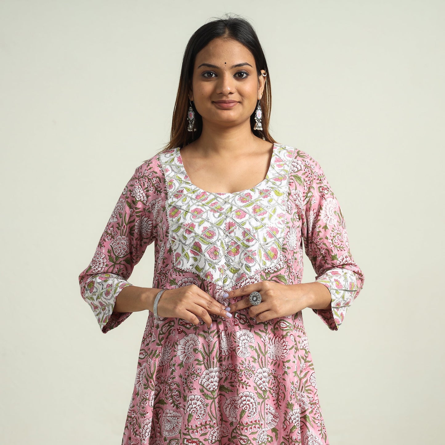 Sanganeri Kurta with Sharara Set