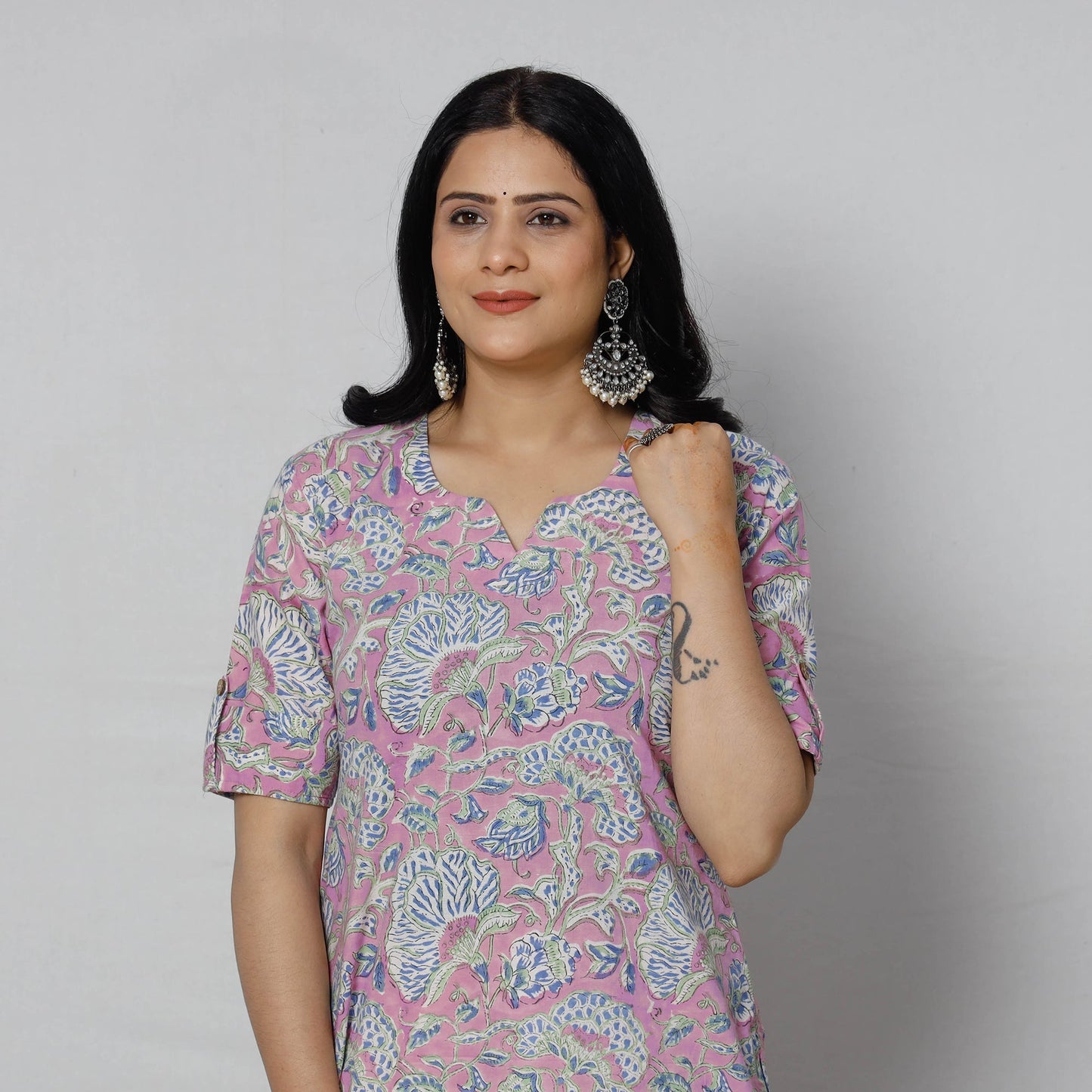 Sanganeri Block Printed Kurta