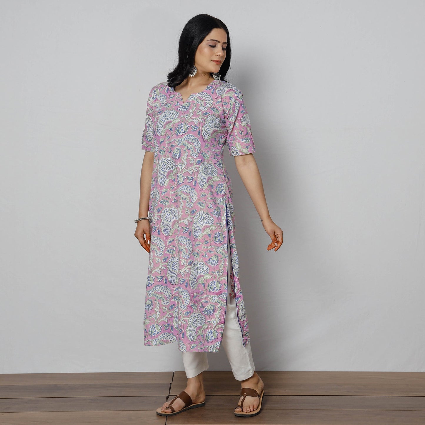 Sanganeri Block Printed Kurta