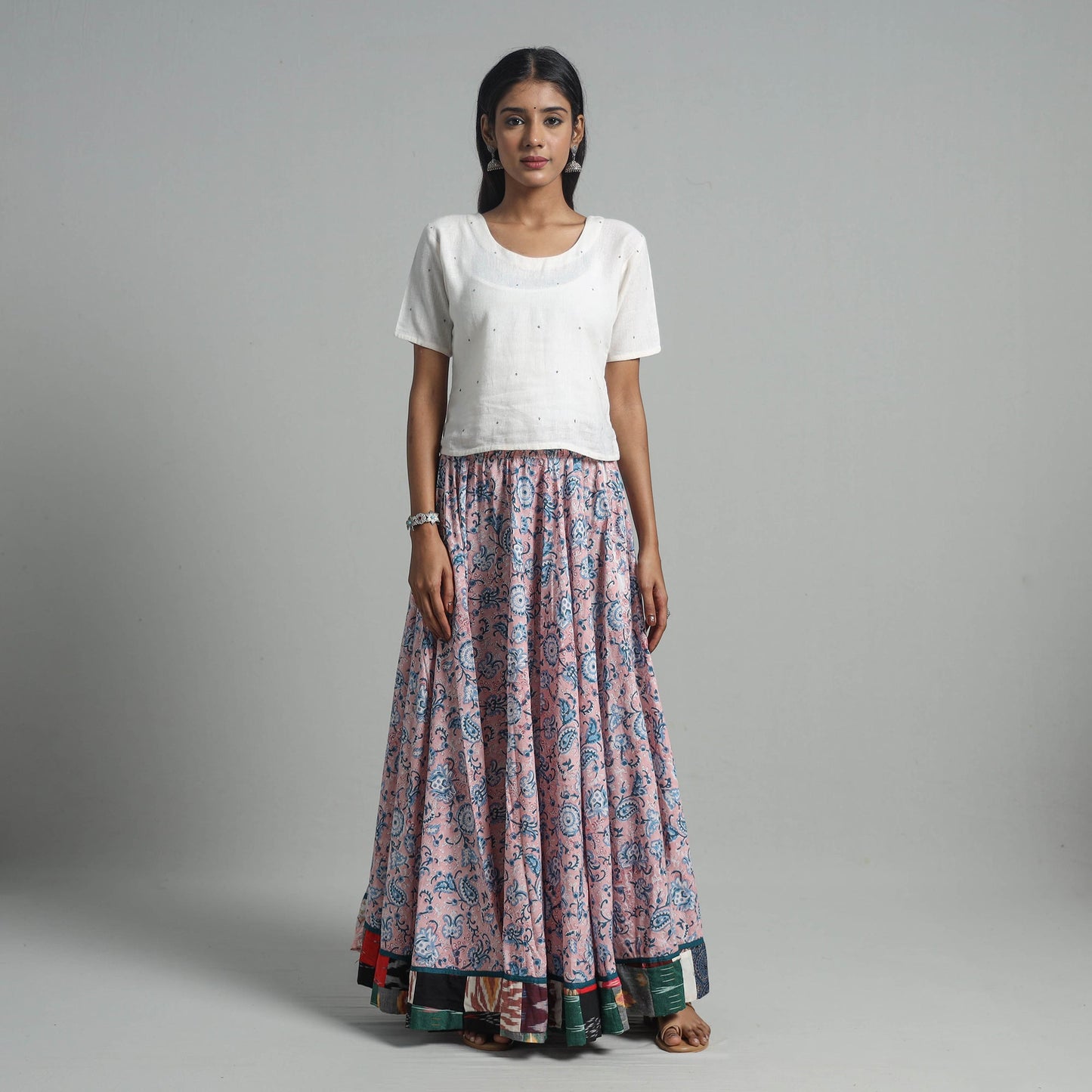 Sanganeri Skirt