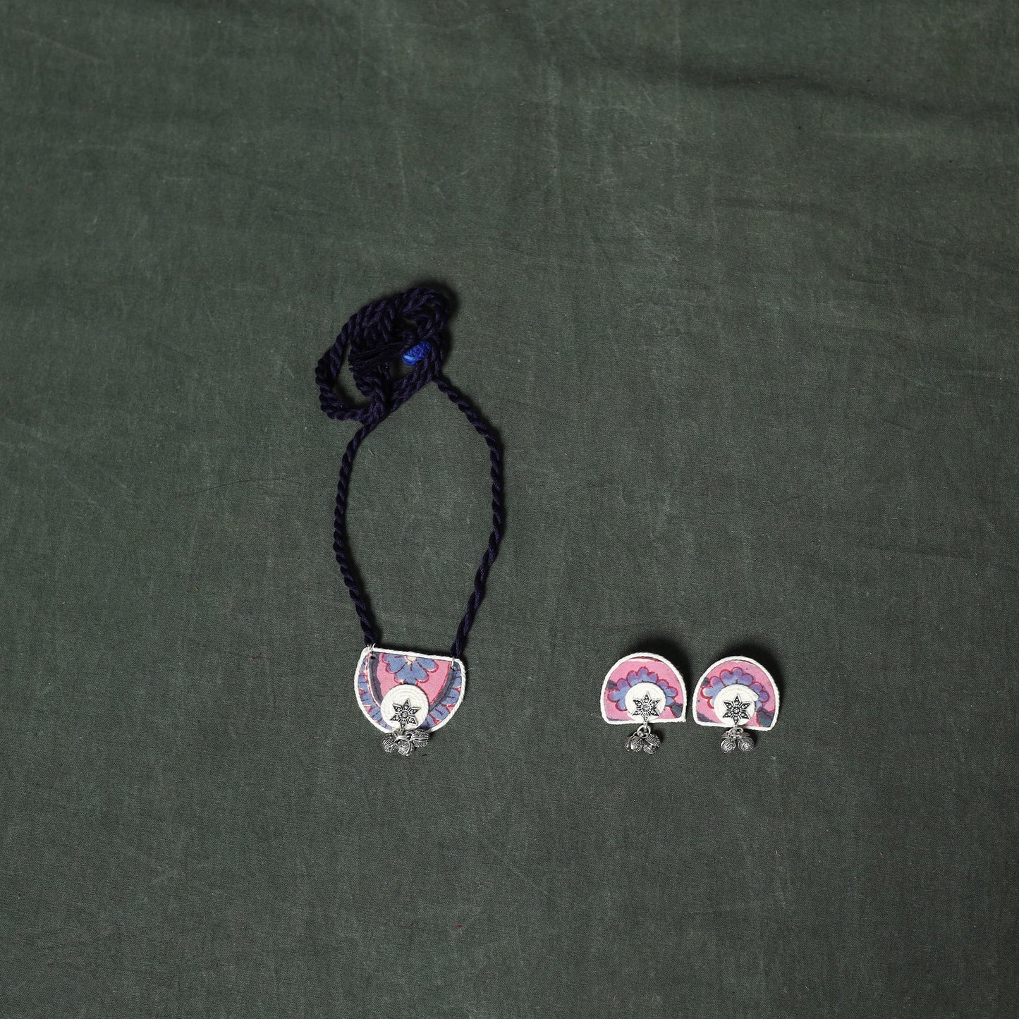 Sanganeri hand block print cotton 2pc unstitched dress