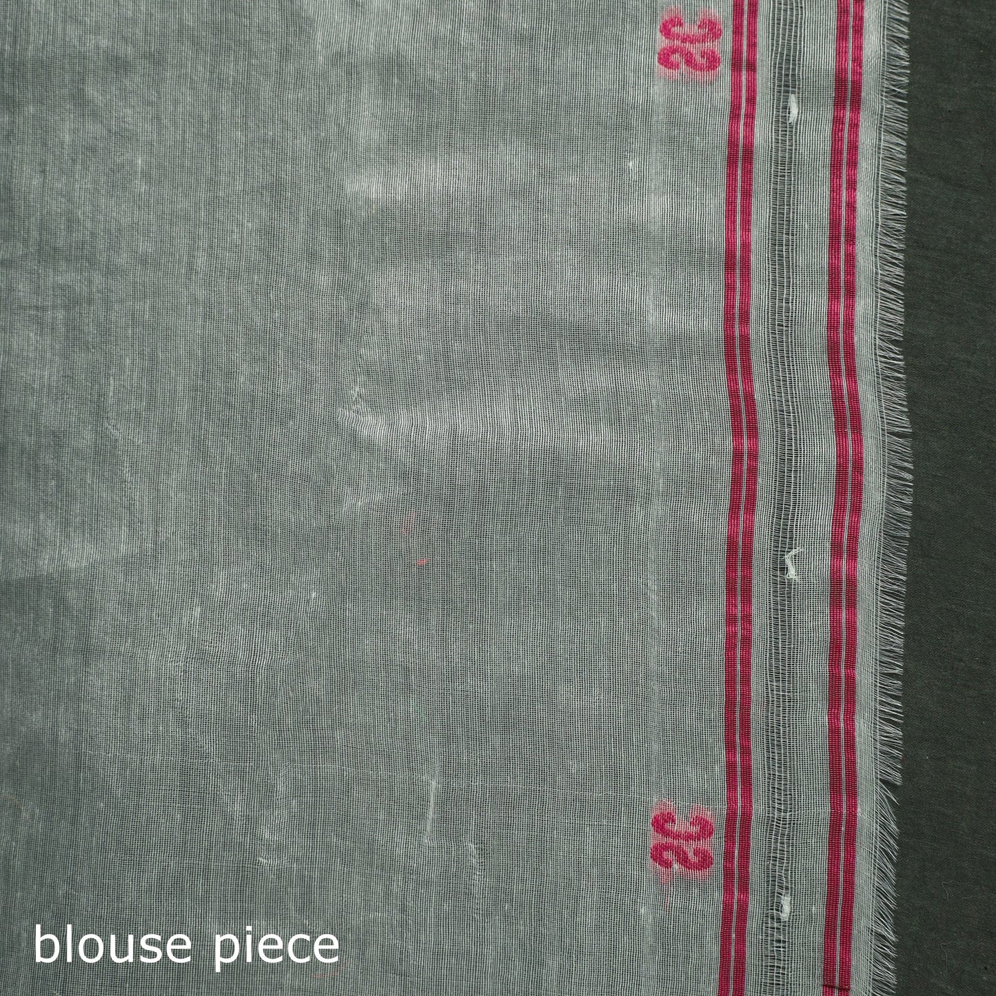 Silk cotton dhakai jamdani saree 15 - handcrafted