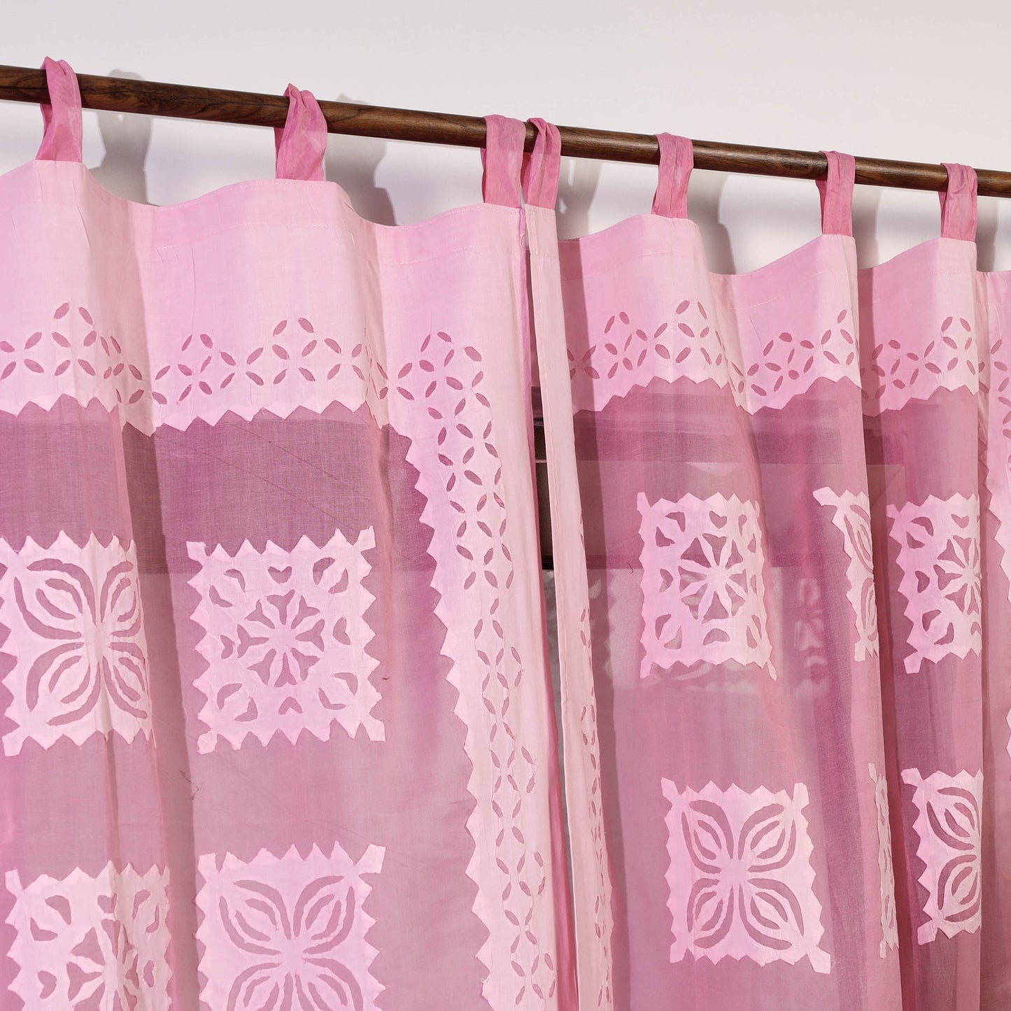 Applique Cutwork Door Curtain