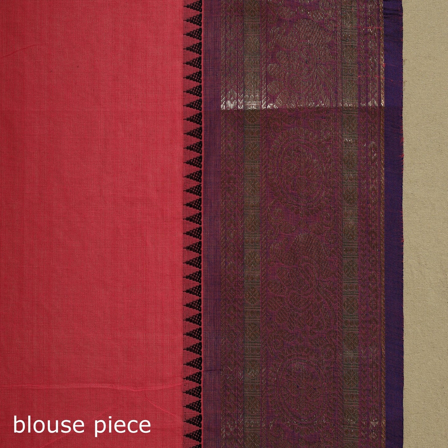 Thread buti cotton kanchipuram saree with border 14