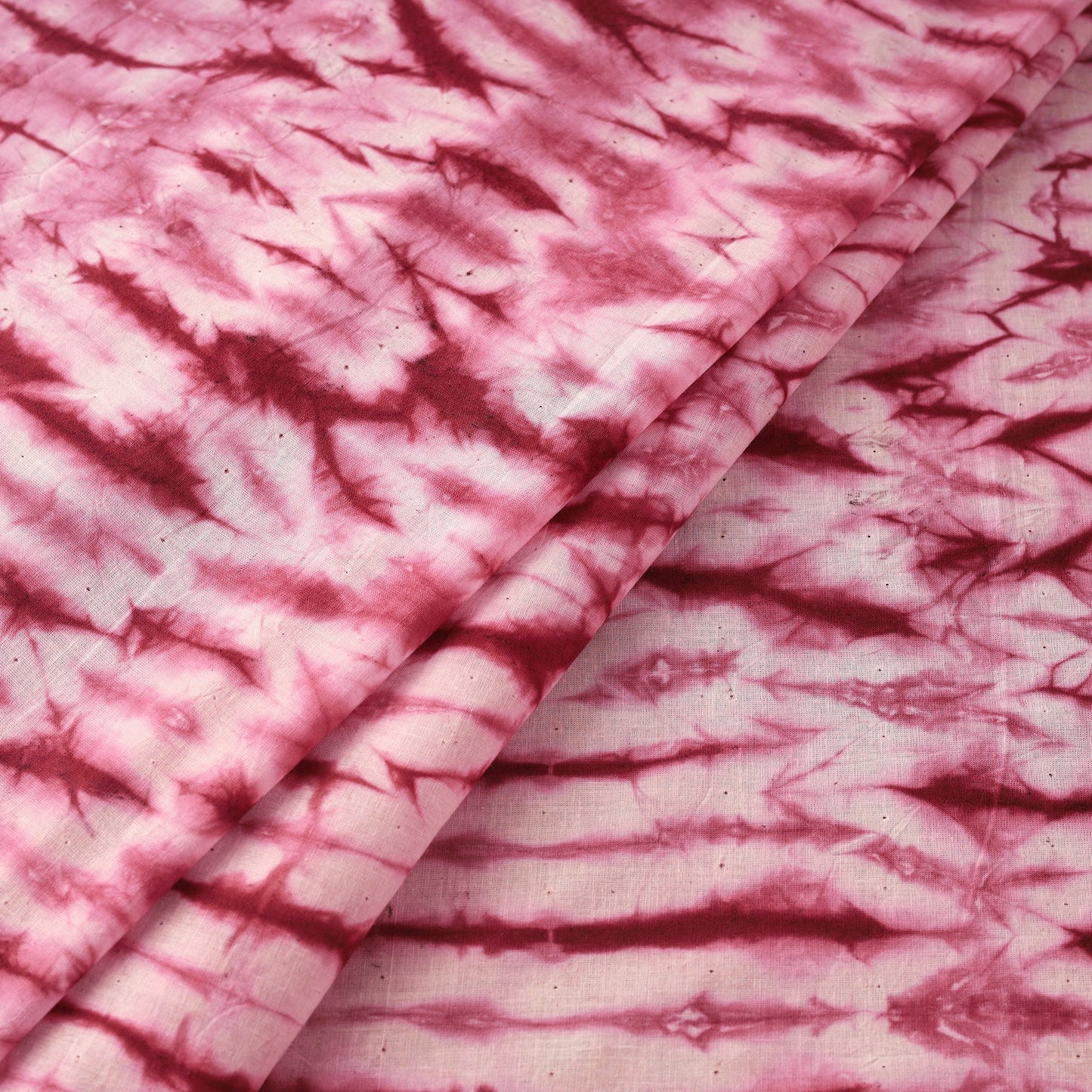 Pink Tie-Dye Cotton Shibori Fabric Online