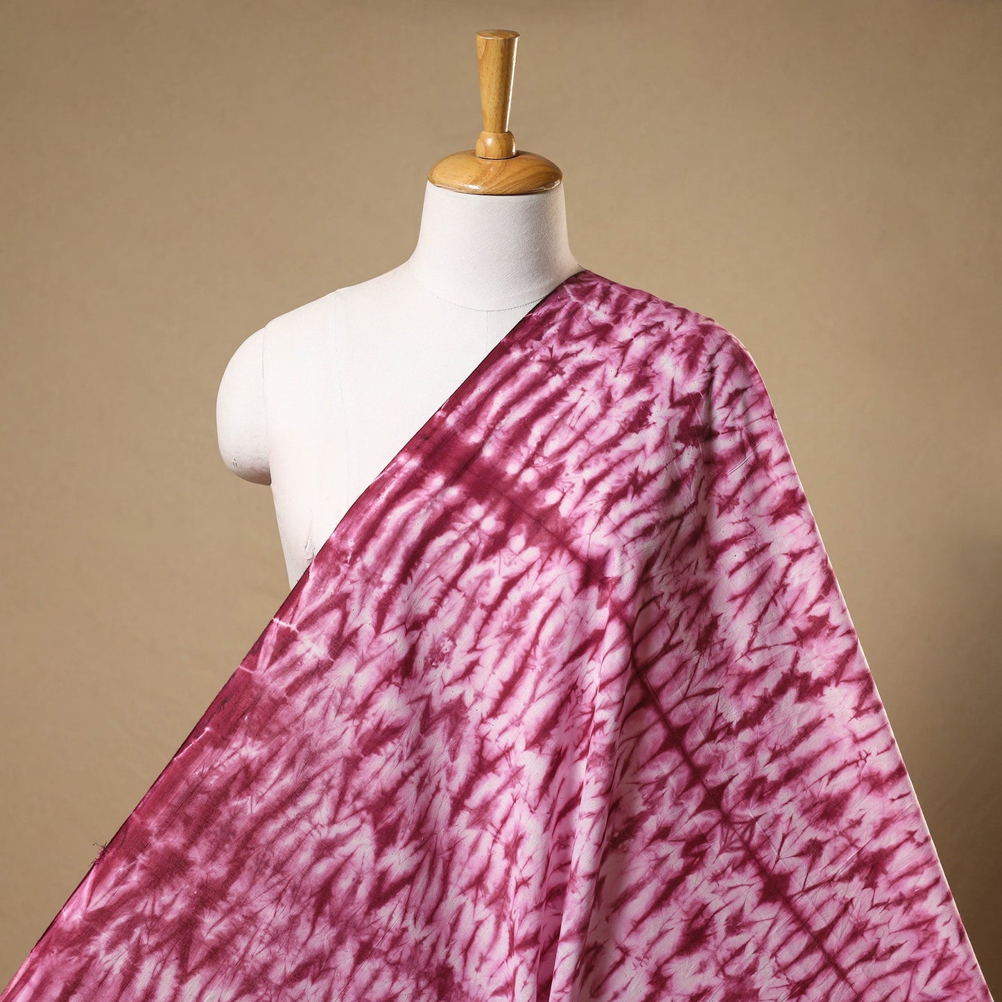Pink Tie-Dye Cotton Shibori Fabric Online