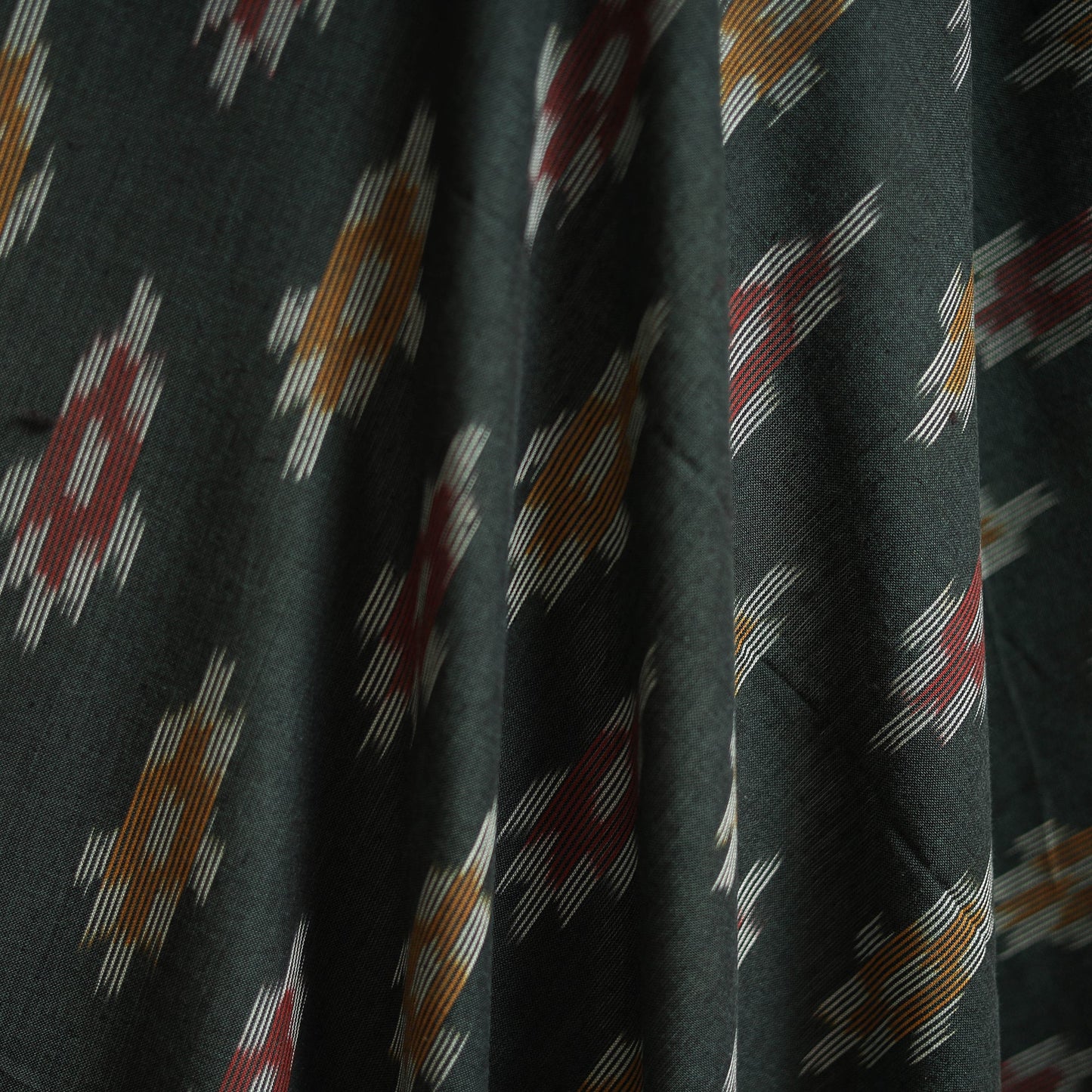 Pochampally ikat cotton fabric 19 - handcrafted