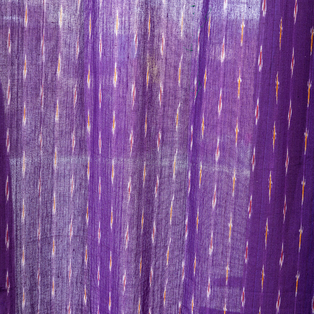 Pochampally ikat weave pure cotton fabric door curtain (7 x