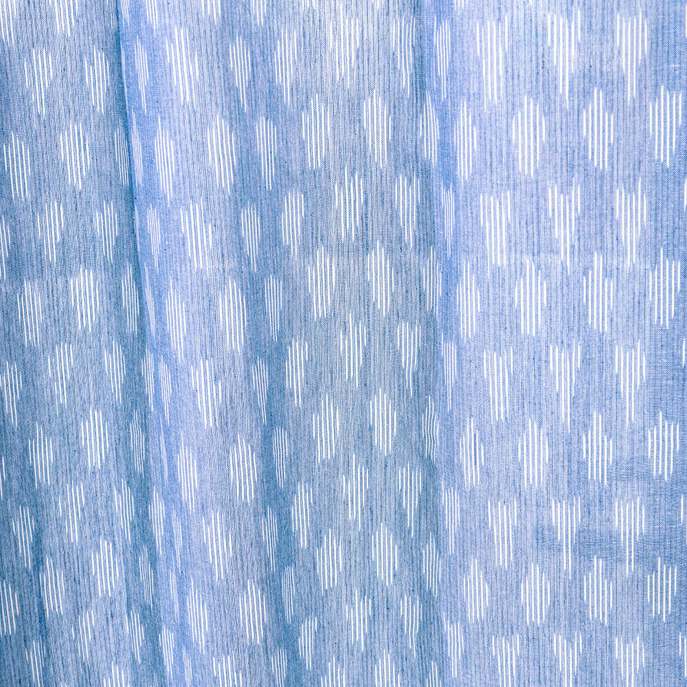 Pochampally ikat weave pure cotton fabric door curtain (7 x