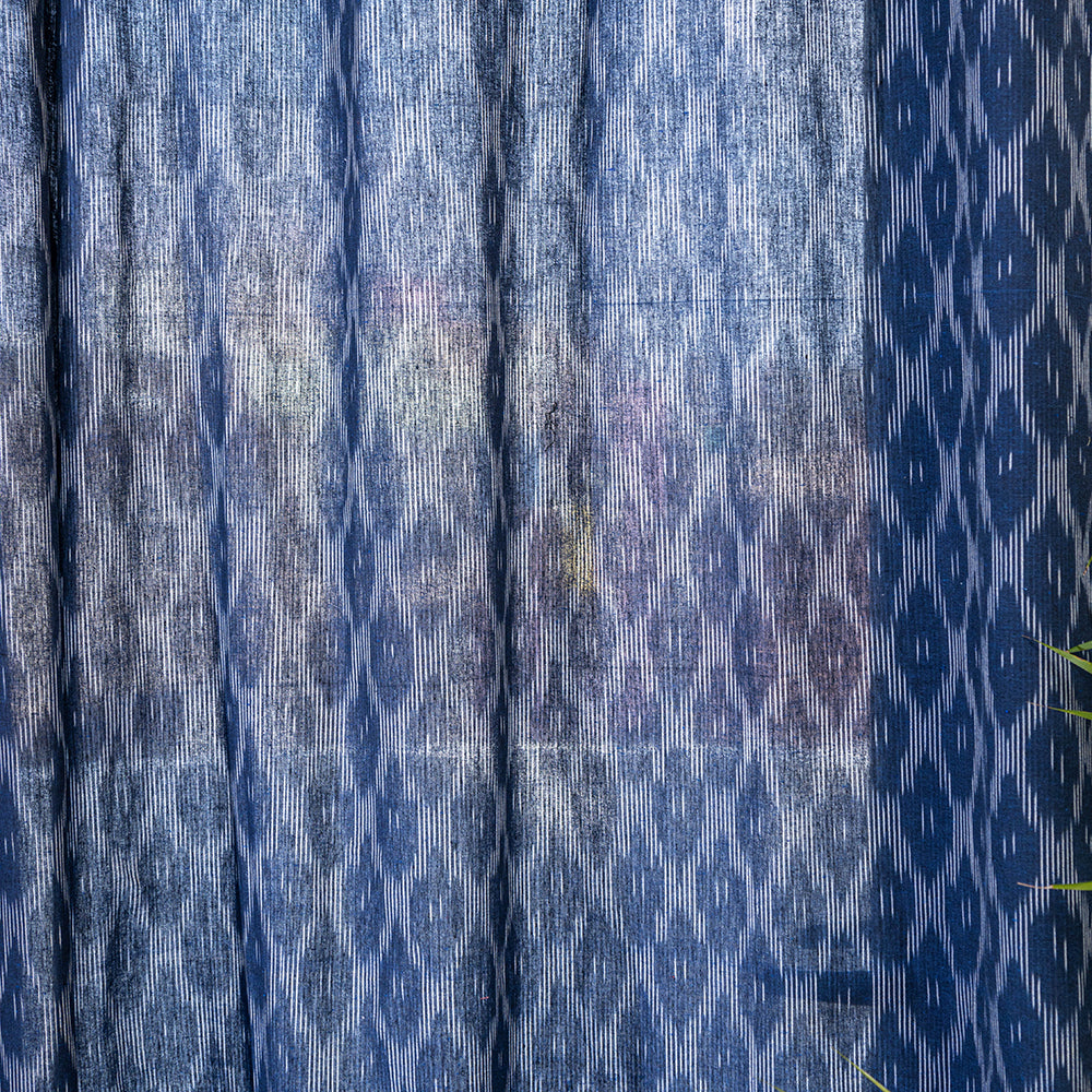 Buy Pochampally Ikat Weave Pure Cotton Fabric Door Curtain Online at iTokri.com