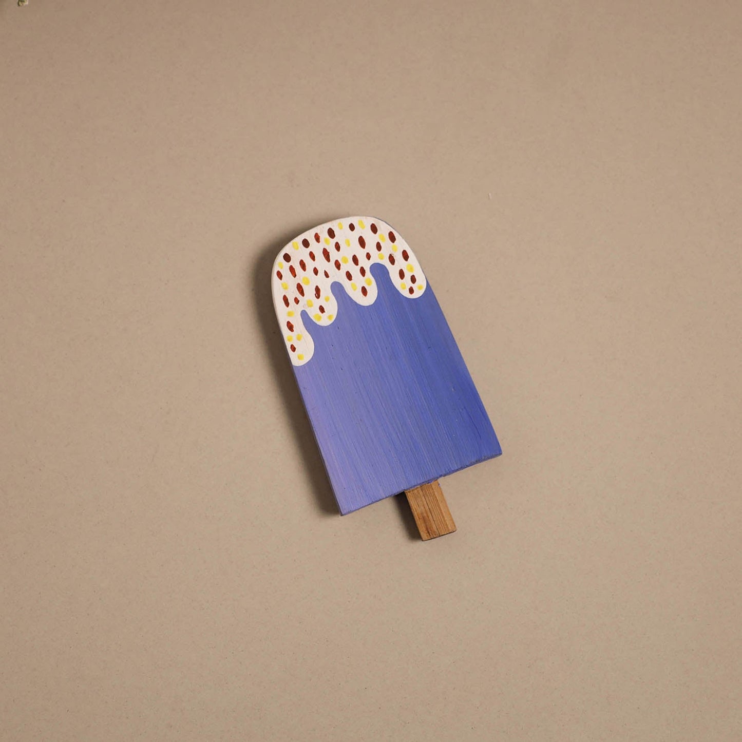 Popsicle - kerala mural handpainted bamboo fridge magnet 20
