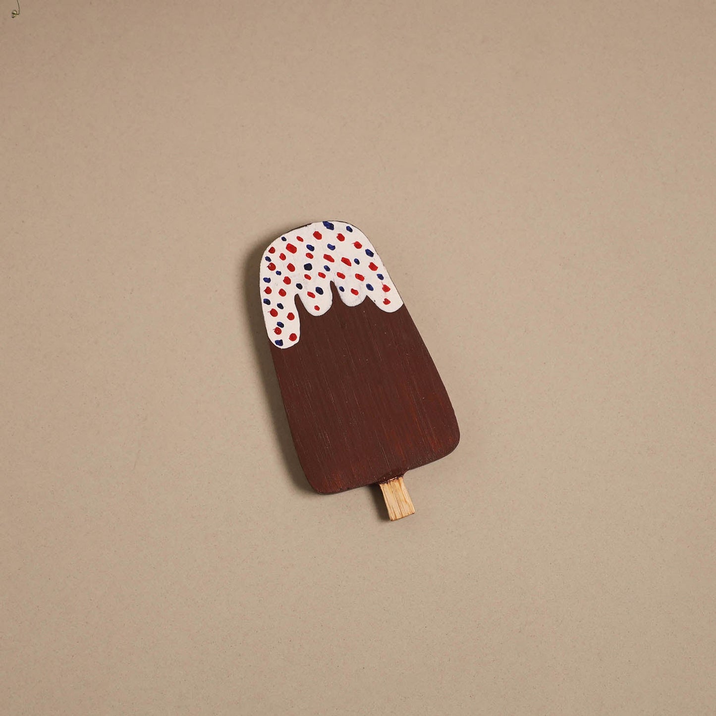 Popsicle - kerala mural handpainted bamboo fridge magnet 22