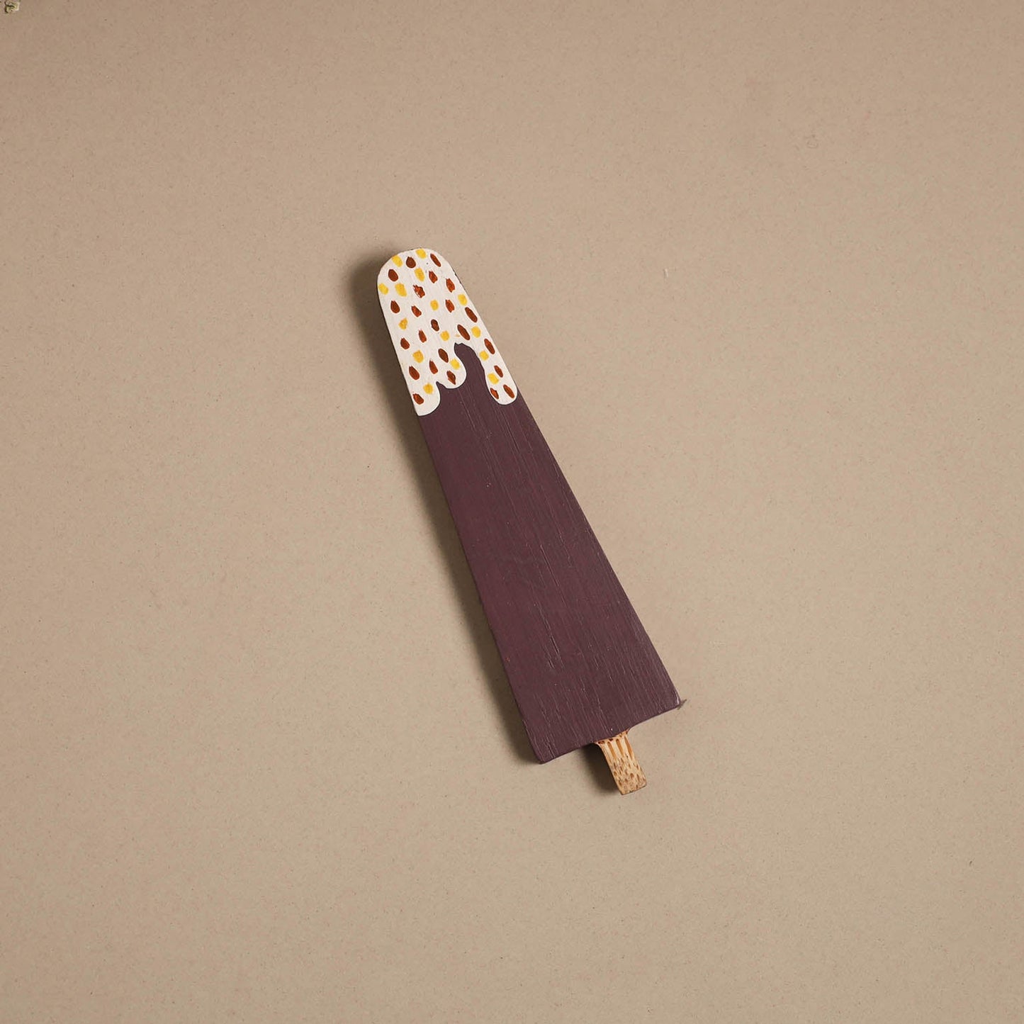 Popsicle - kerala mural handpainted bamboo fridge magnet 23