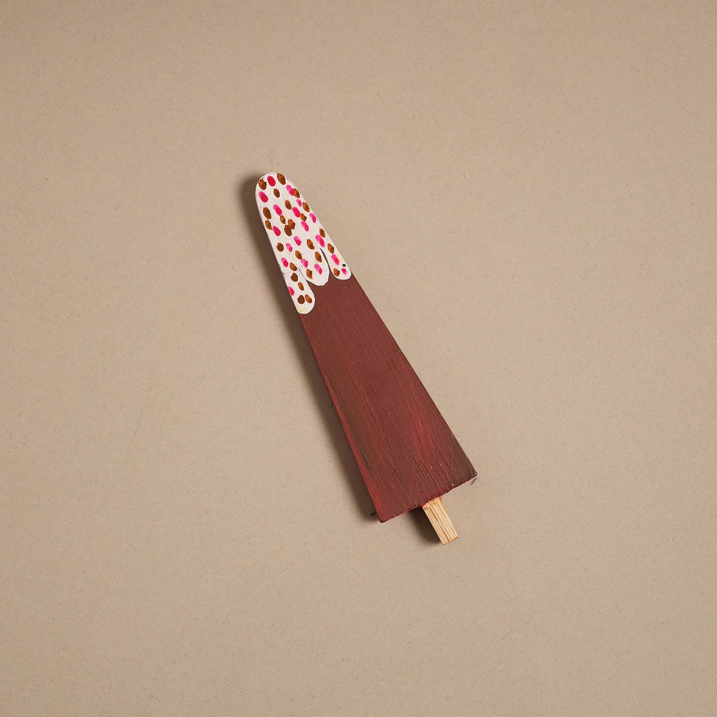 Popsicle - kerala mural handpainted bamboo fridge magnet 26