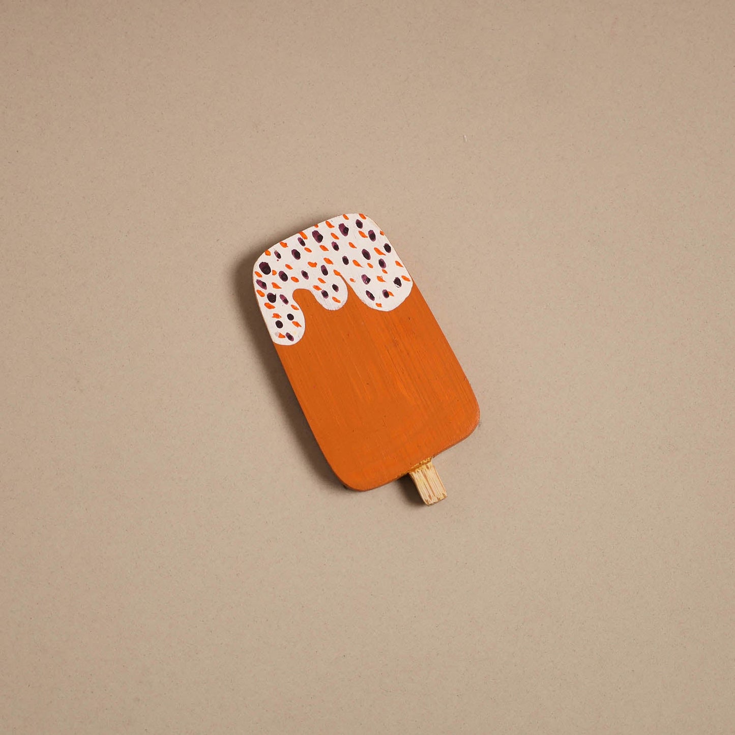 Popsicle - kerala mural handpainted bamboo fridge magnet 28