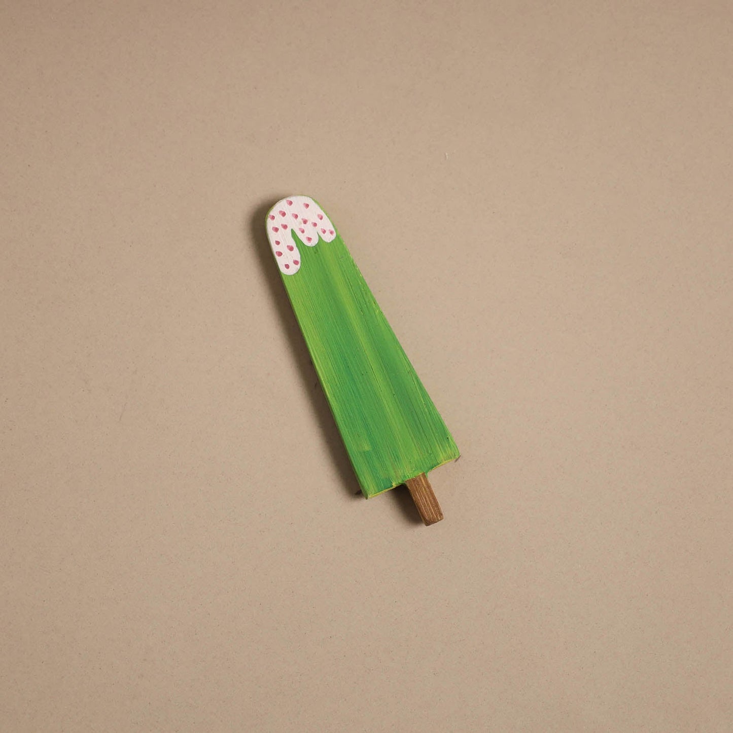 Popsicle - kerala mural handpainted bamboo fridge magnet 35