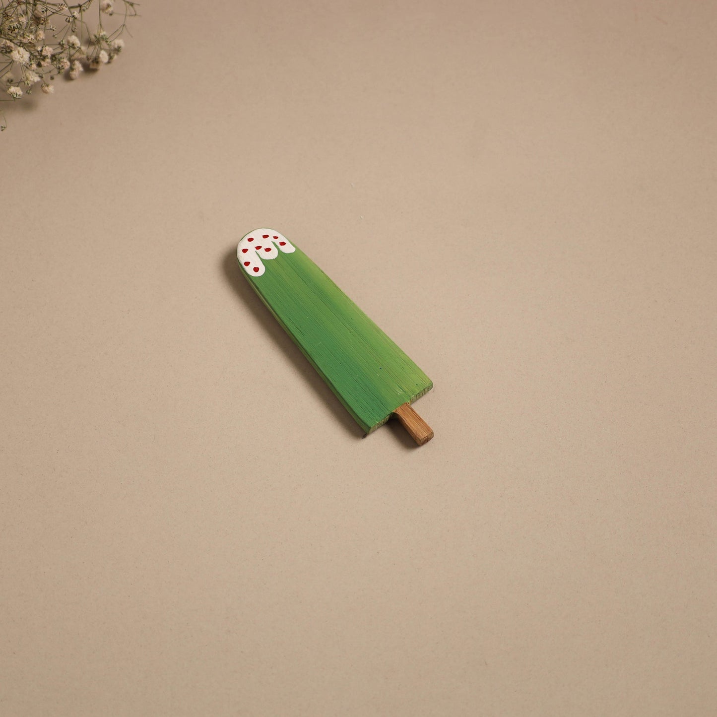 Popsicle - kerala mural handpainted bamboo fridge magnet 36