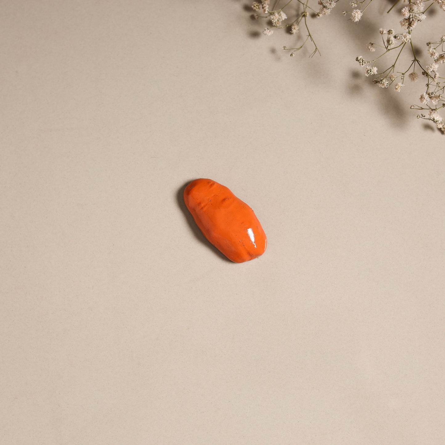 Potato - handpainted terracotta magnet 10 - handcrafted