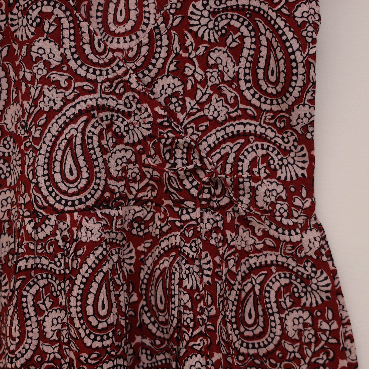 Pure cotton baby girls bagh angrakha dress (1-2 years) 11