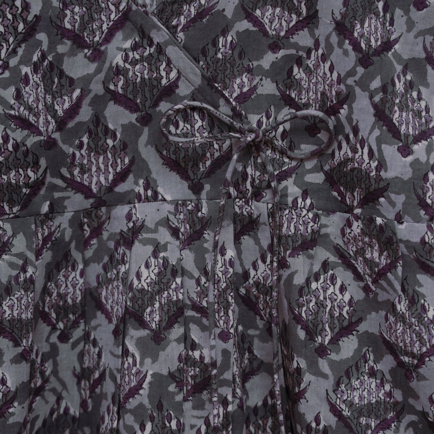 Pure cotton baby girls sanganeri angrakha dress (1-2 years)