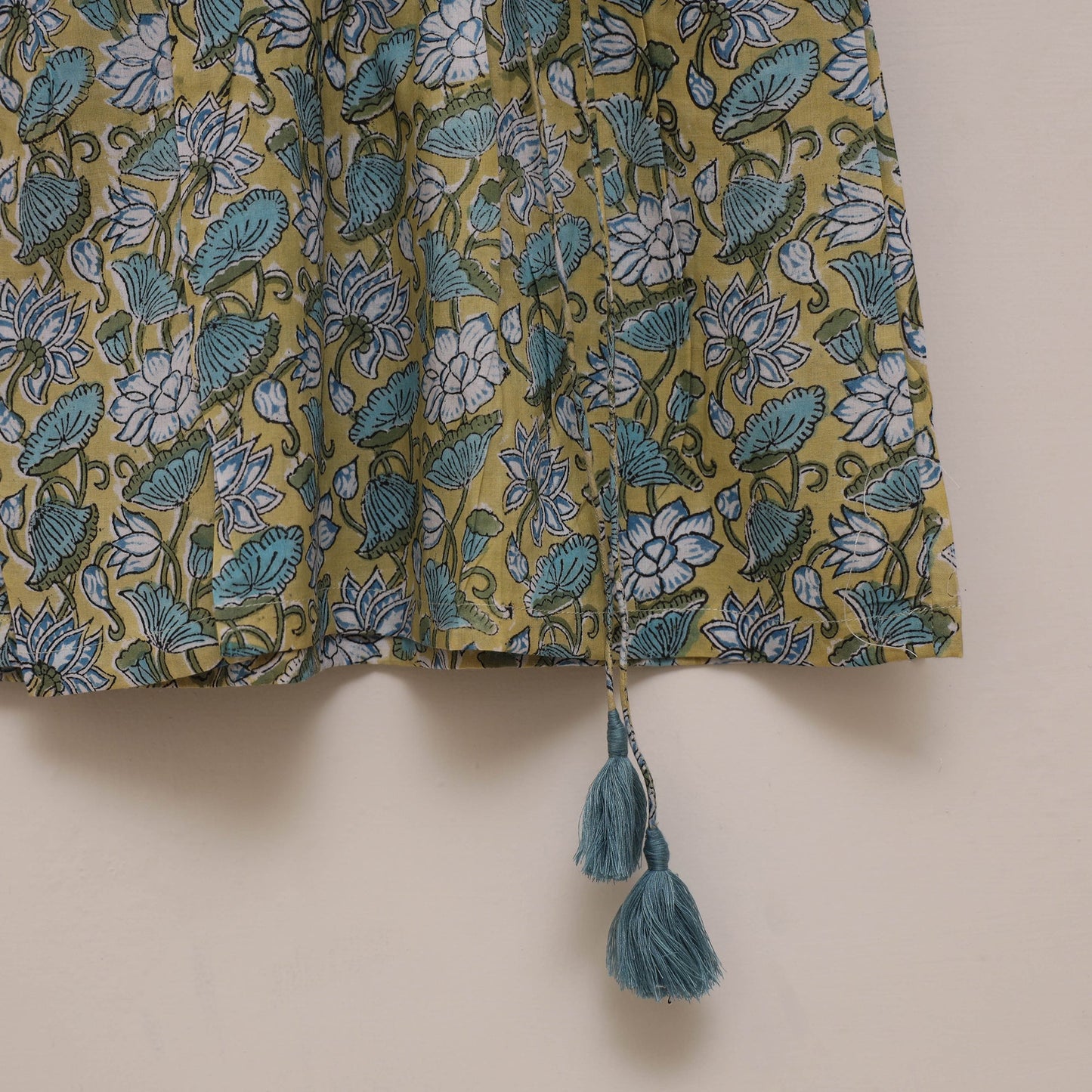 Pure cotton baby girls sanganeri angrakha dress (1-2 years)