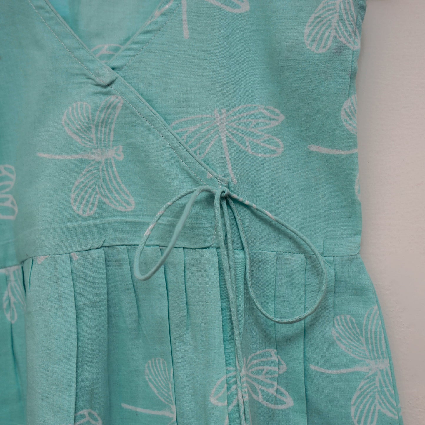 Pure cotton baby girls sanganeri angrakha dress (1-2 years)