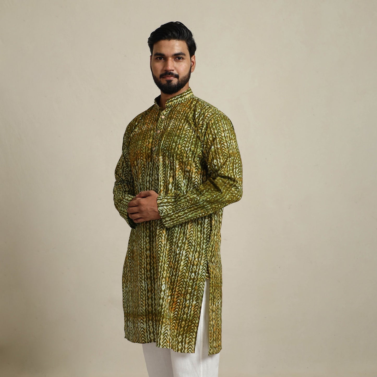Batik men kurta