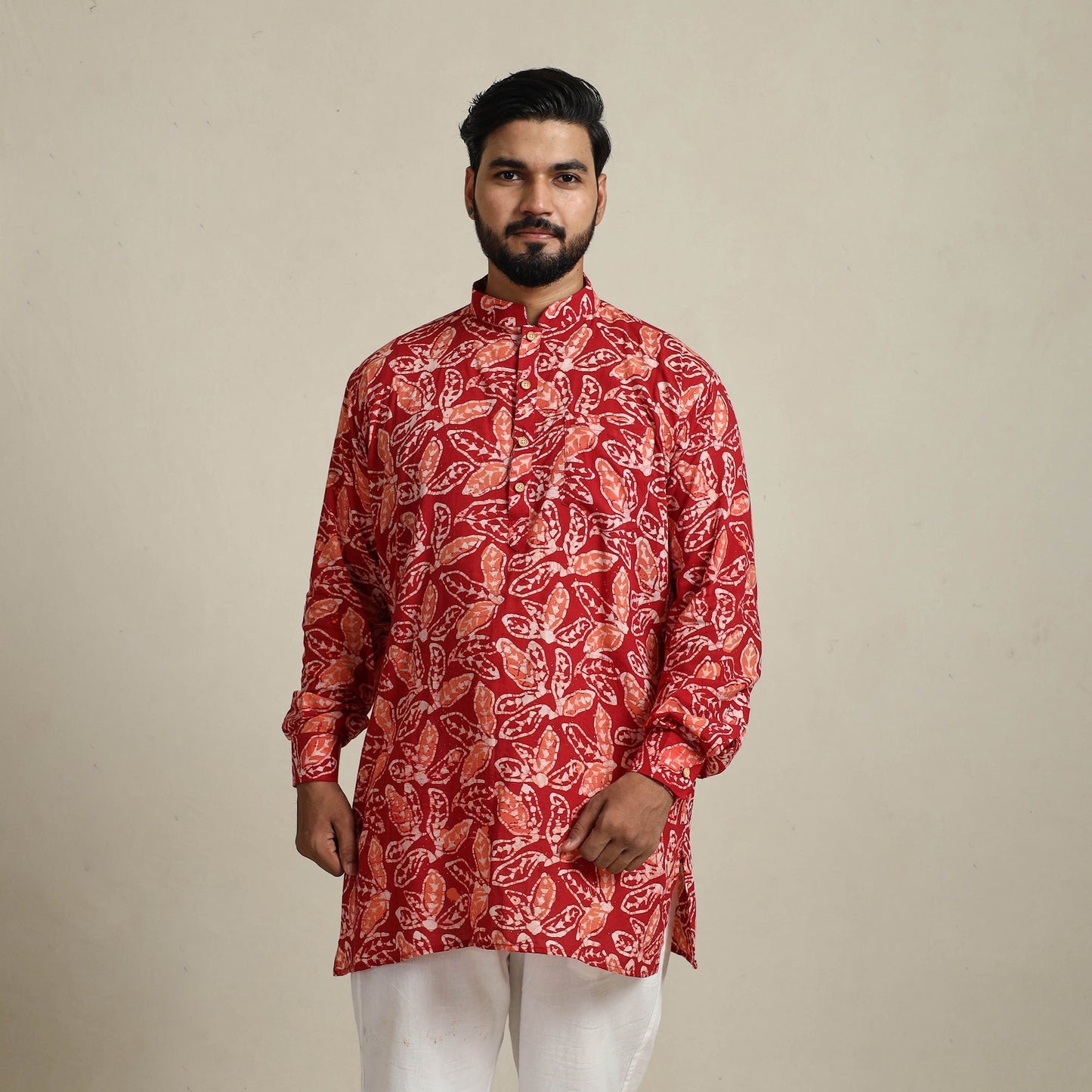 Batik men kurta