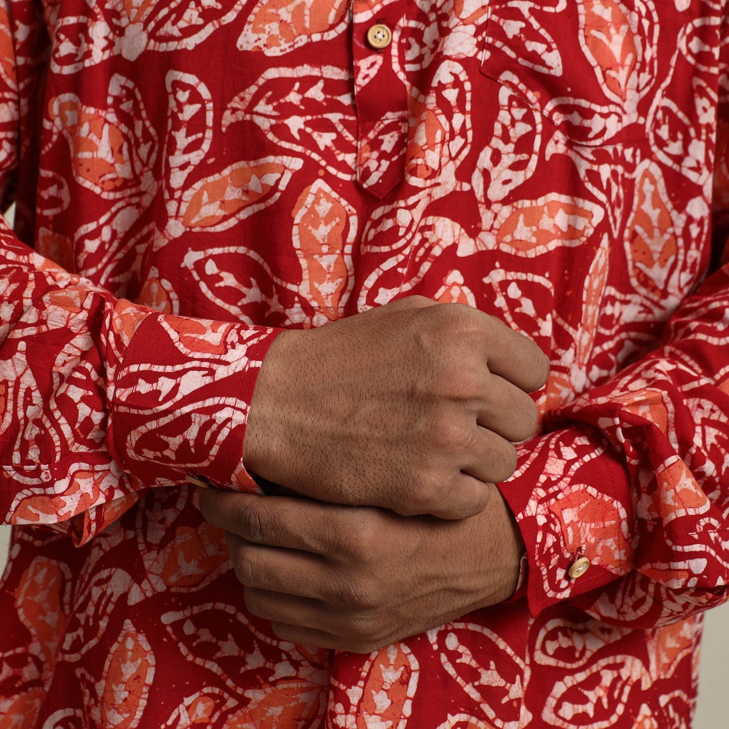 Batik men kurta