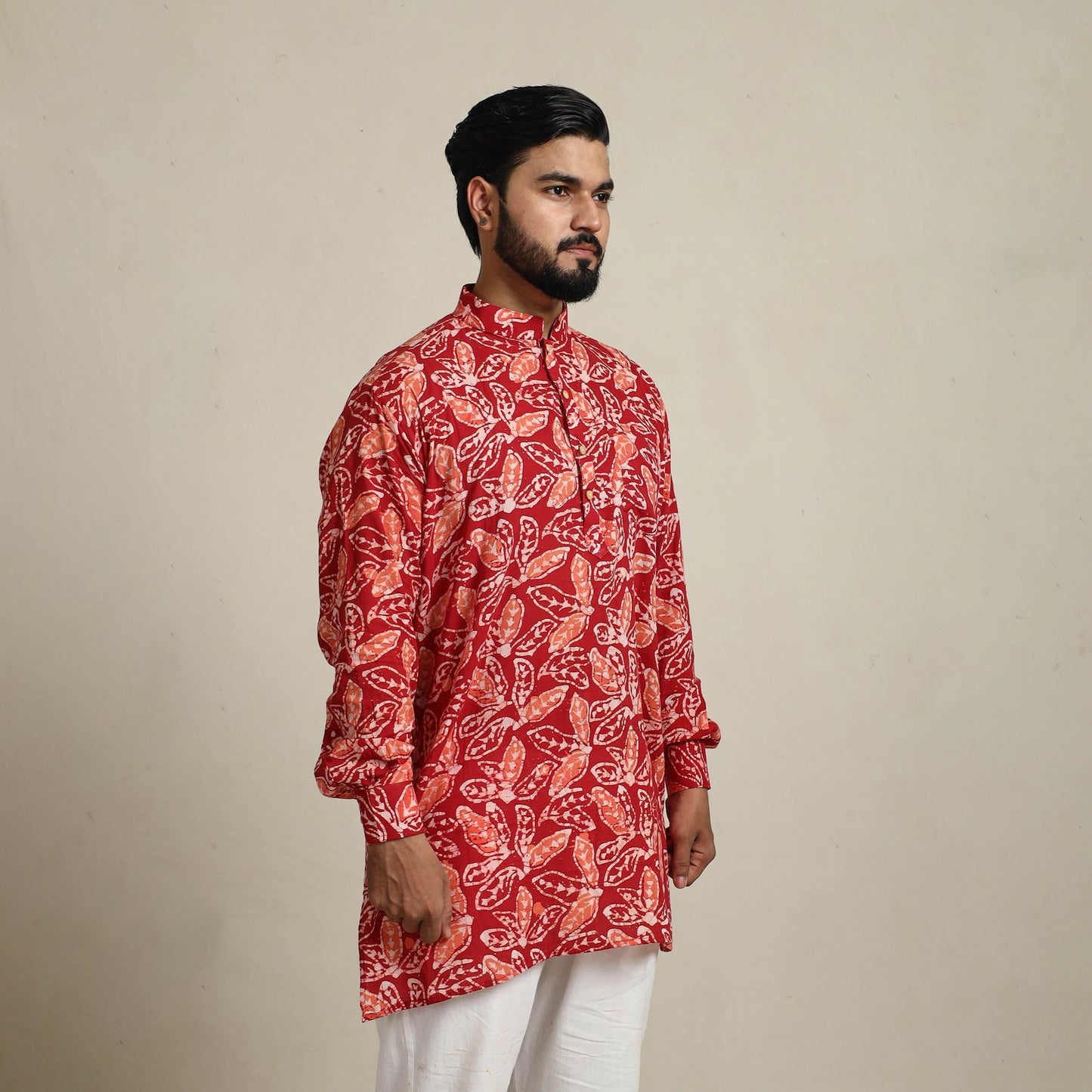 Batik men kurta