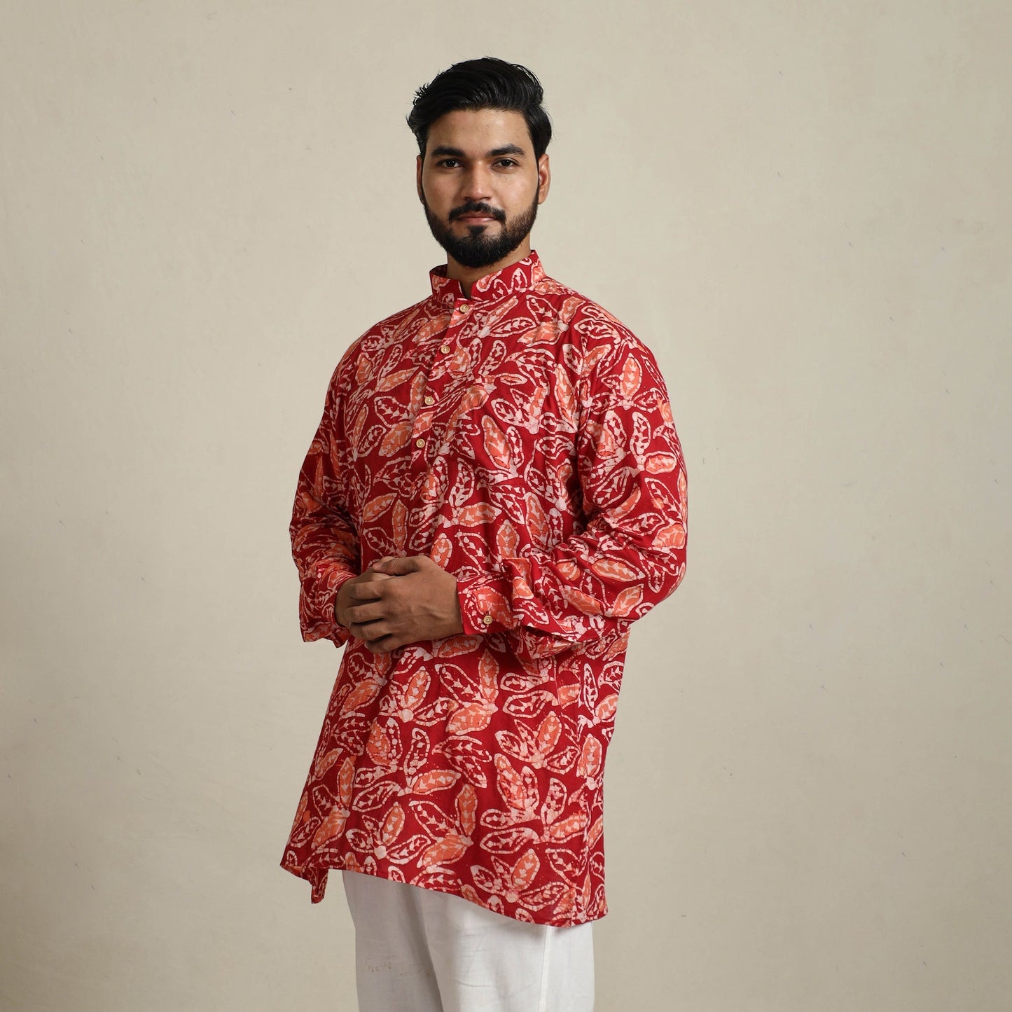 Batik men kurta