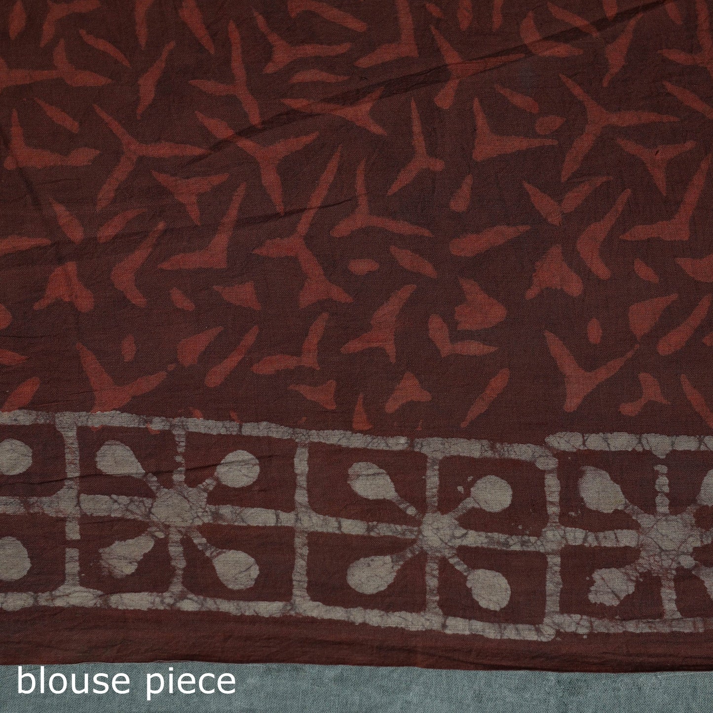 Pure mul cotton hand block batik print saree 11