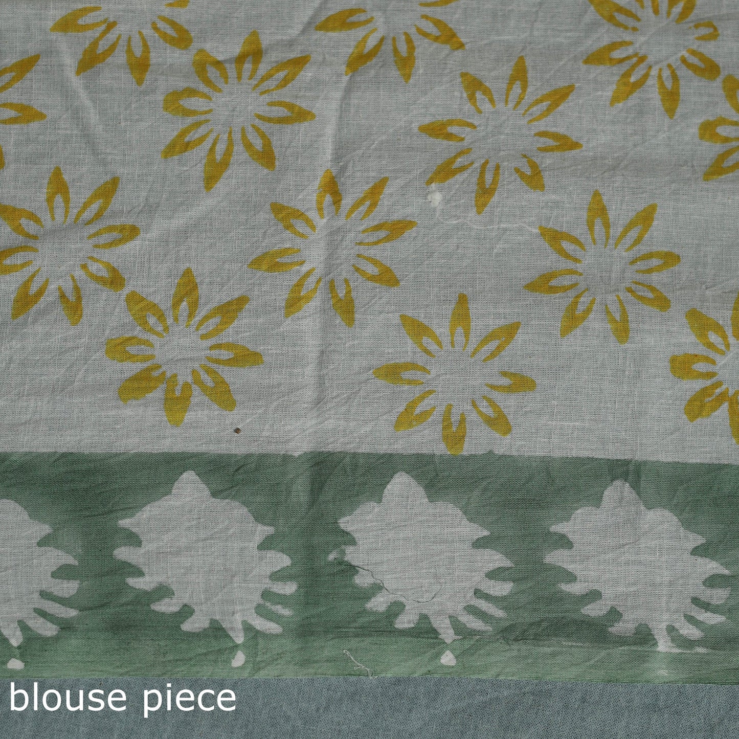 Pure mul cotton hand block sanganeri print saree 09