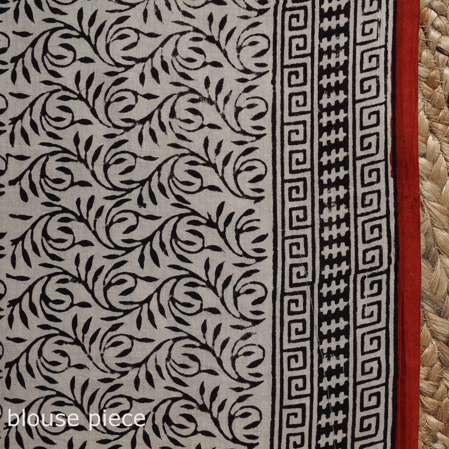 Pure mul cotton natural dyed hand block dabu bagru print