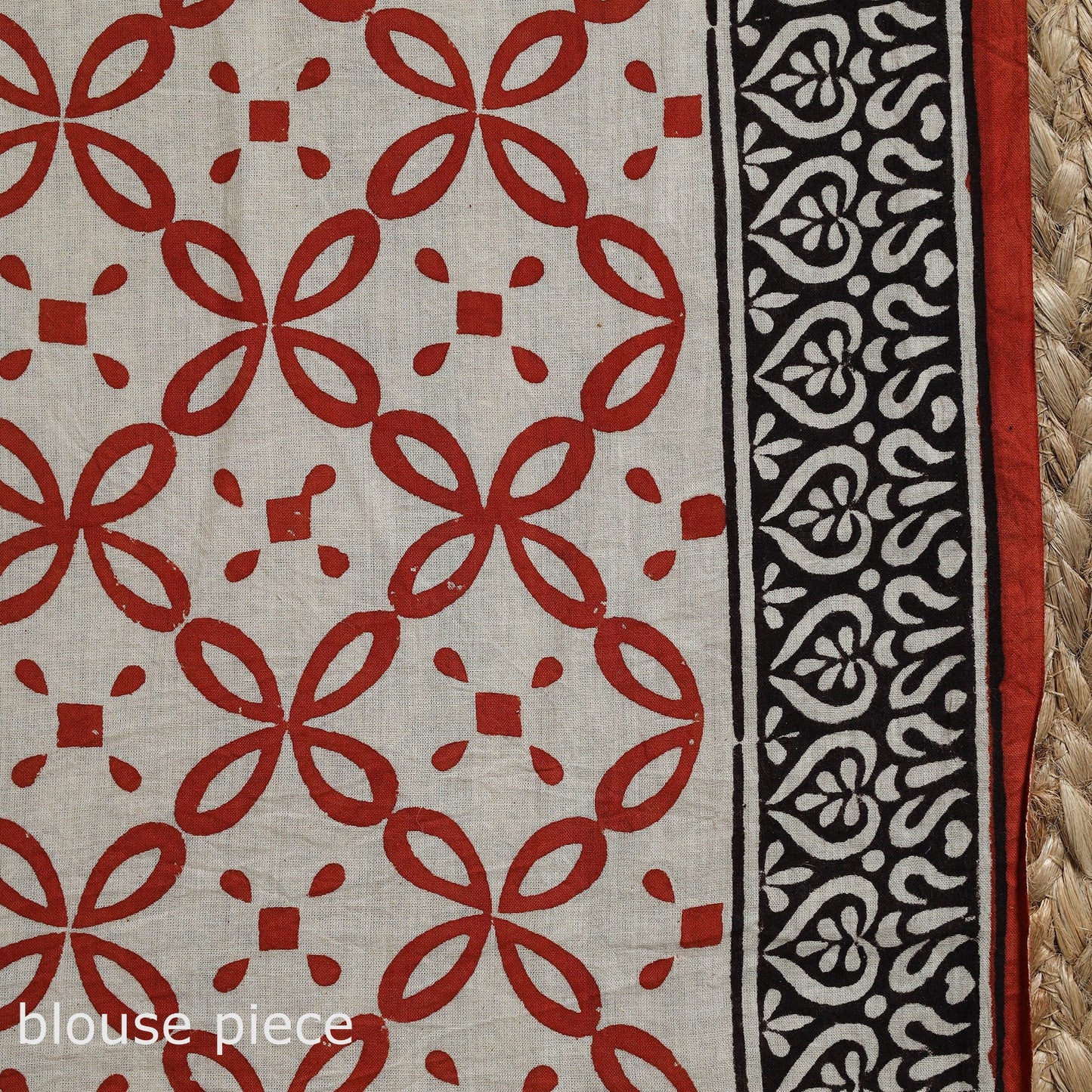 Pure mul cotton natural dyed hand block dabu bagru print