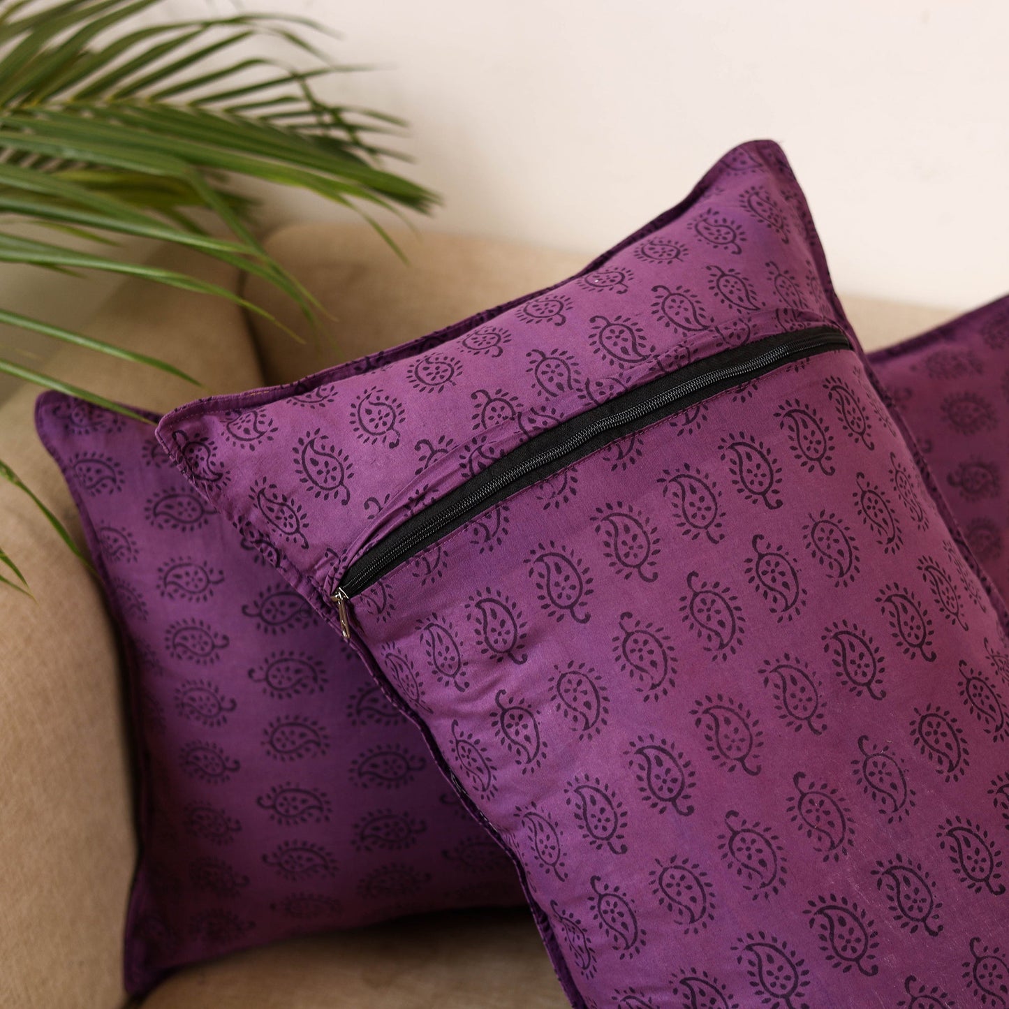 Bagh hand pillow cover (set of 2) 13 - handcrafted