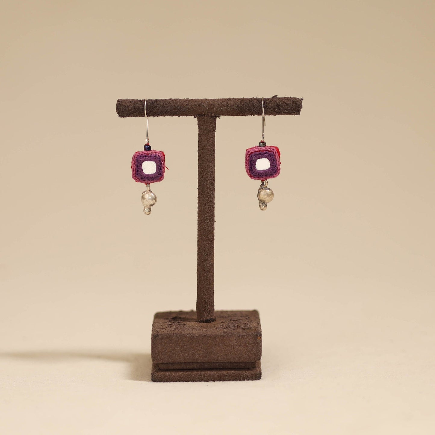 Banjara embroidery mirror work handmade earrings 10