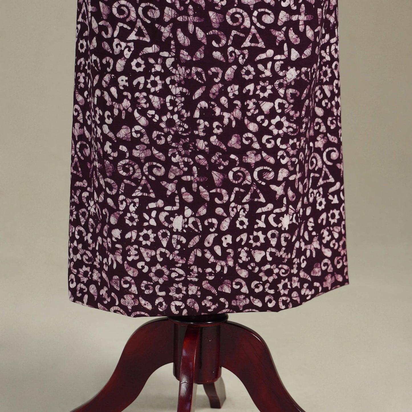 Purple - batik patchwork cotton unstitched kurta material