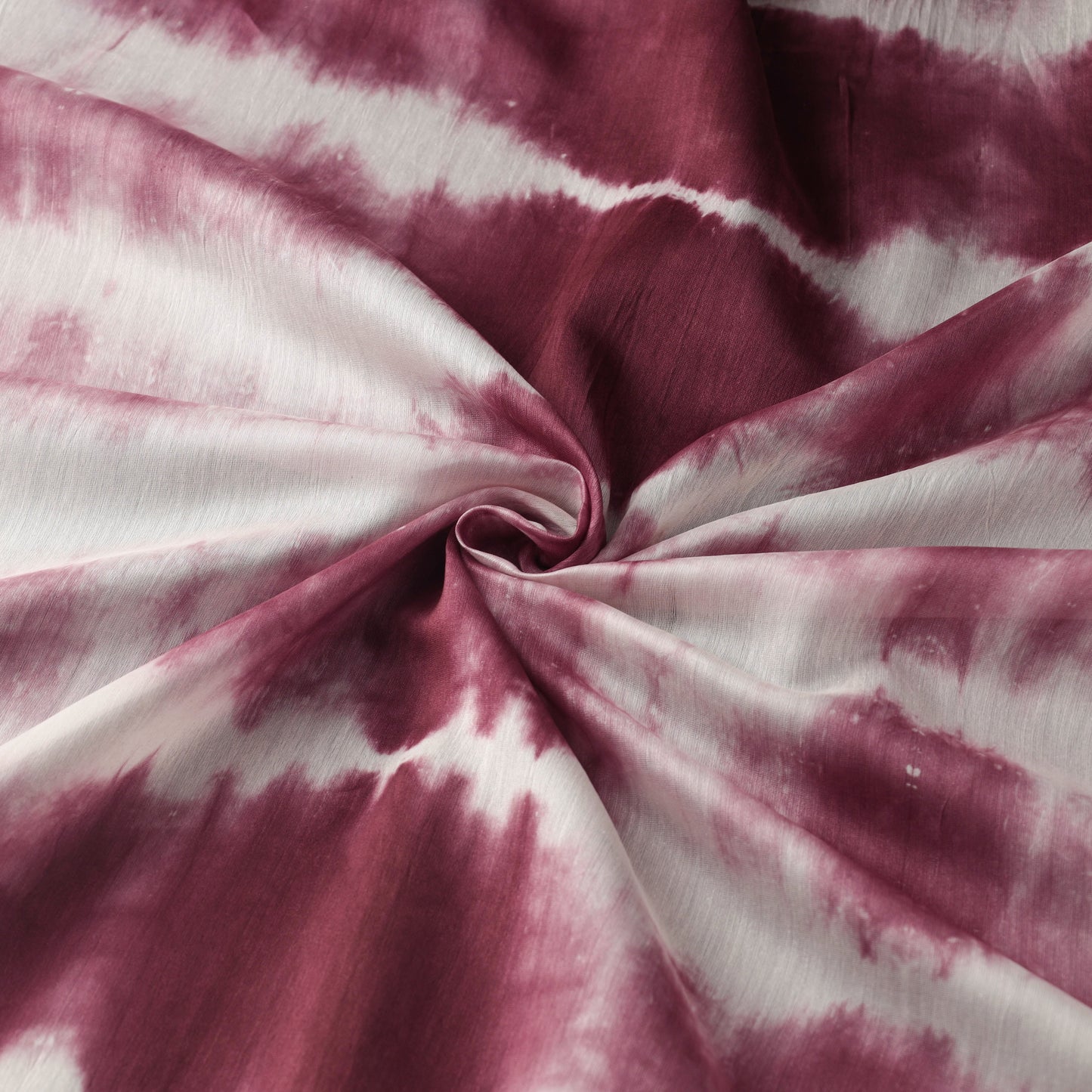 Purple Chanderi Silk Shibori Tie-Dye Fabric Online