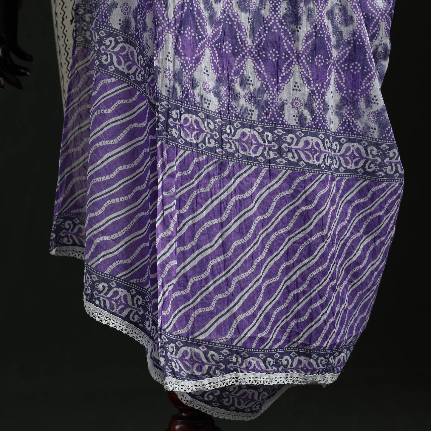 Cotton jaipur printed dupatta 31 - handcrafted