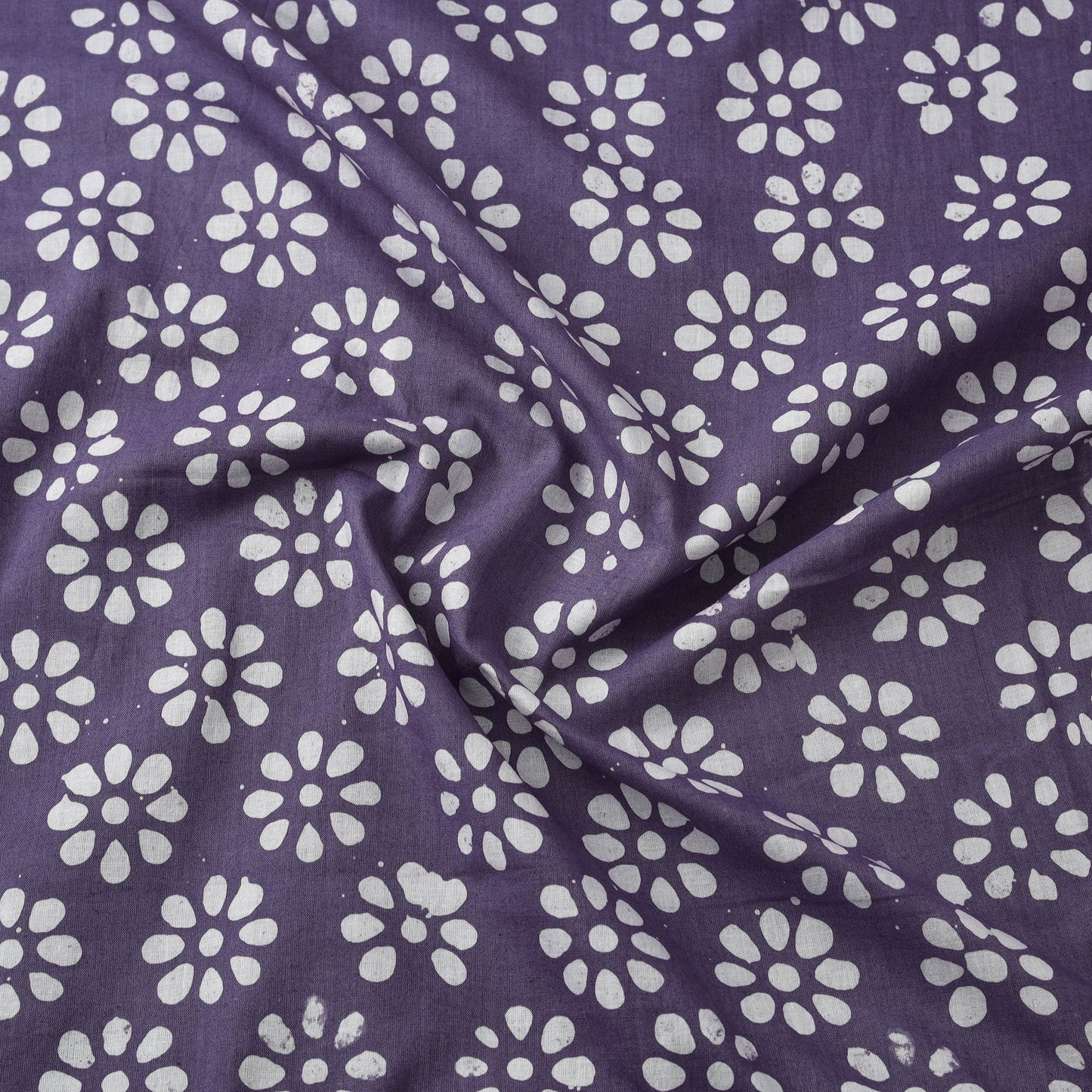 Cotton kutch hand block batik print fabric 22 - handcrafted