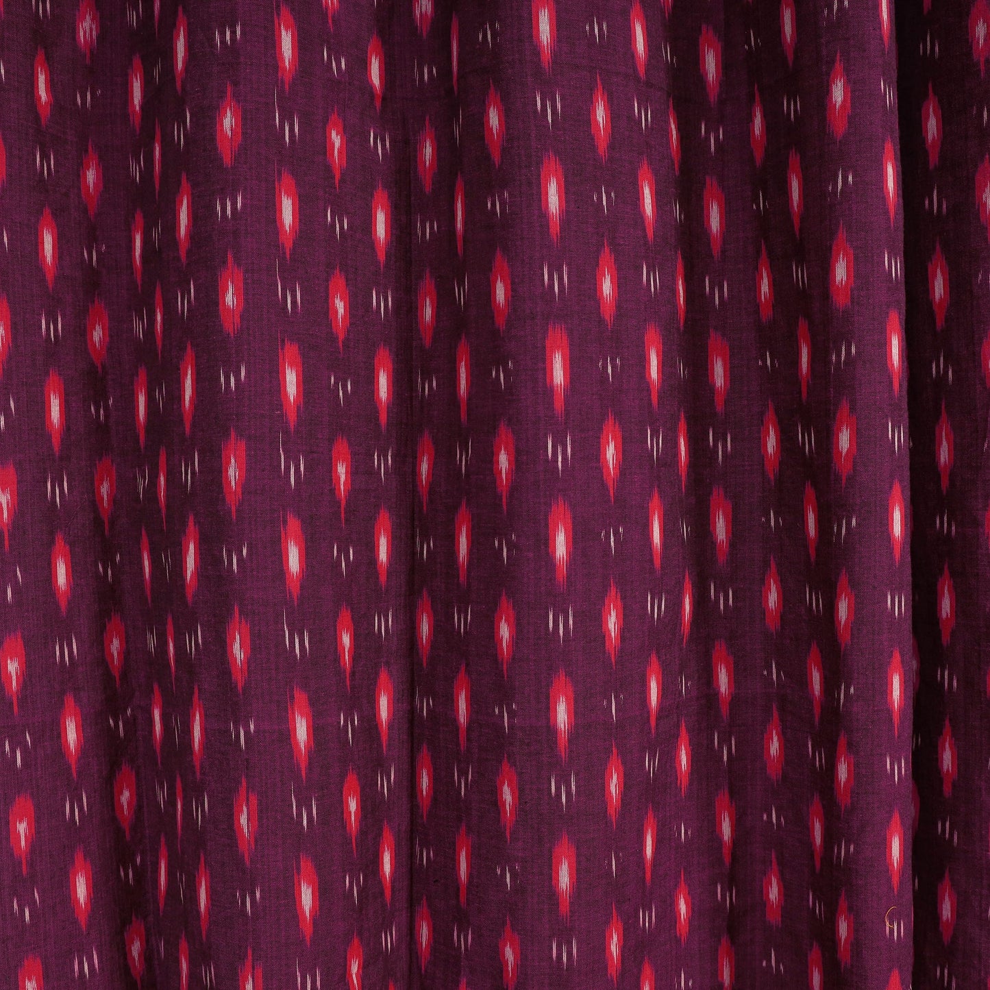 Purple - cotton window pochampally ikat curtain (5 x 3
