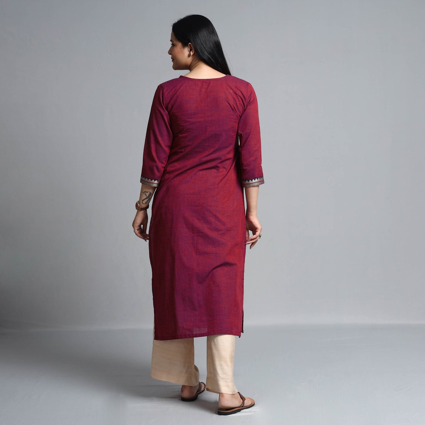 Buy Dharwad Cotton Straight Kurta Online at iTokri.com