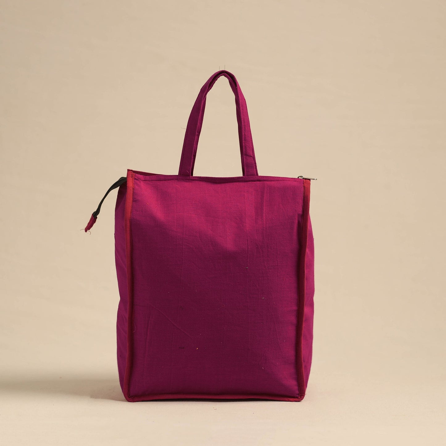 Purple Eco-Friendly Handmade Cotton Handbag for Women
