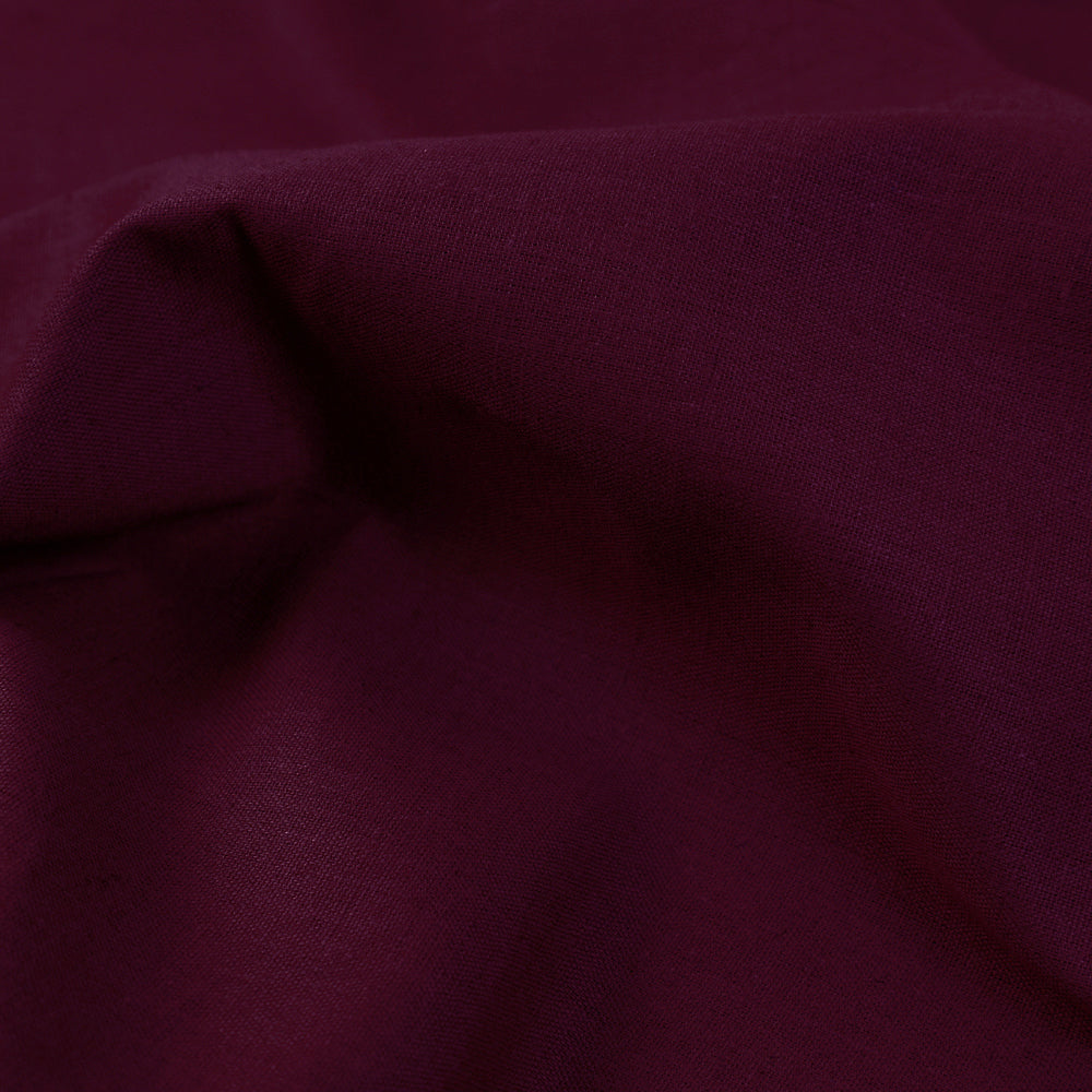 Purple - flex cotton prewashed plain fabric 11 - handcrafted