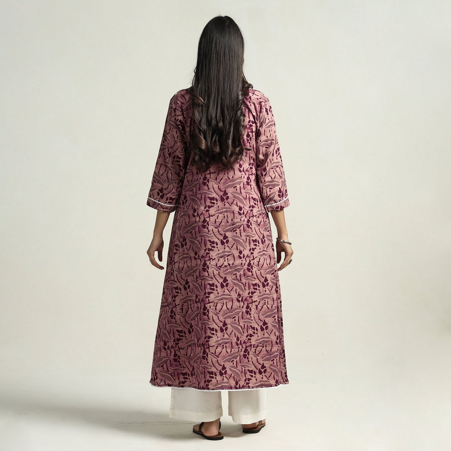Hand Batik Printed Kurta